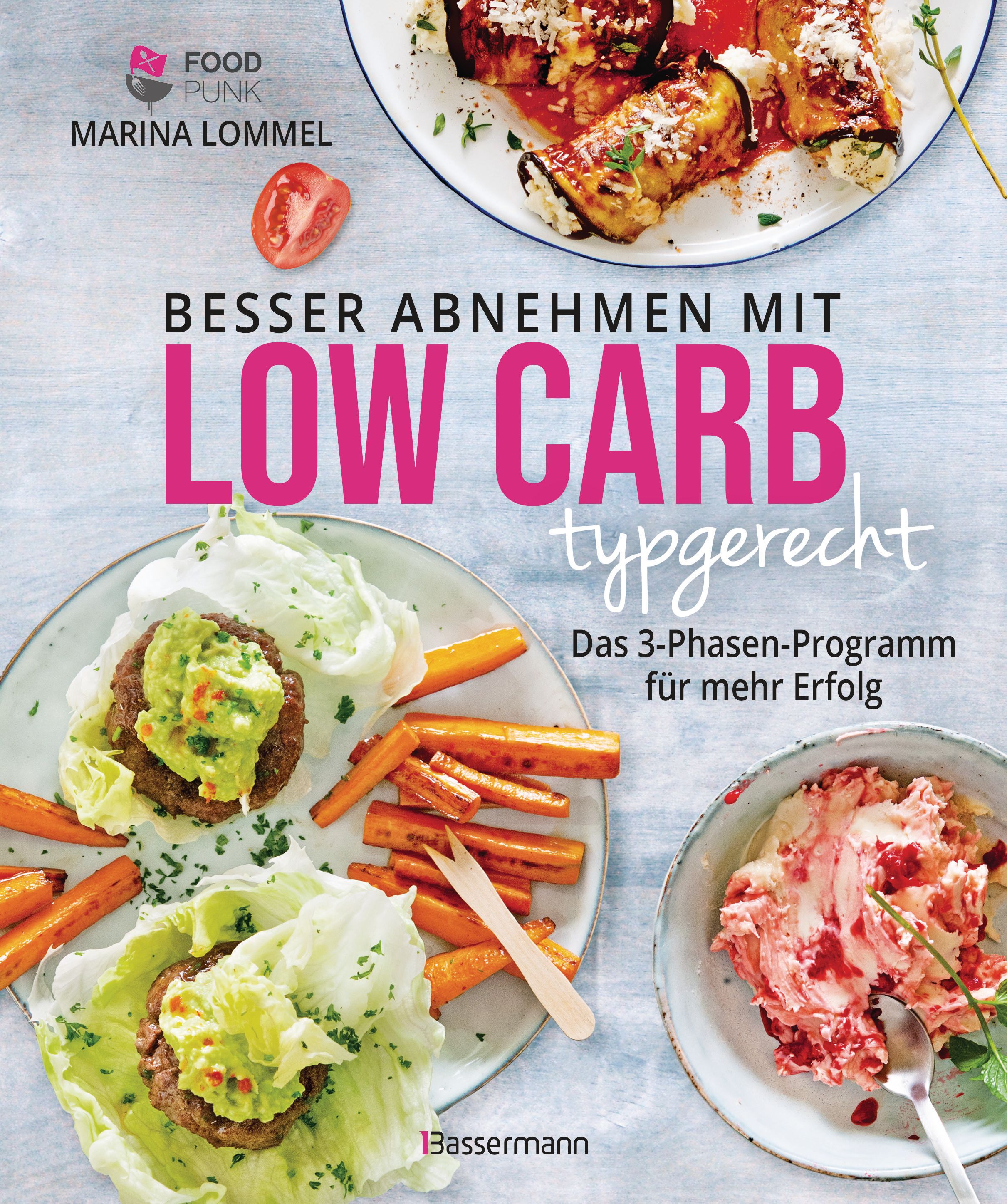 Besser abnehmen mit Low Carb typgerecht. Das Kochbuch mit 125 Rezepten, die nicht nach Diät